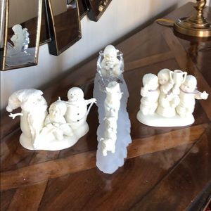 3 Snowbabies Department 56 Figurines